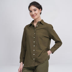 Jessica Shirt - Olive Green