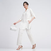 Rowena Set Of 2 - Top & Pants - Ecru