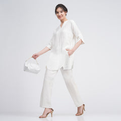 Rowena Set Of 2 - Top & Pants - Ecru