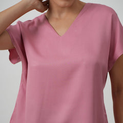 Aurora Top - Dusty Pink