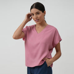 Aurora Top - Dusty Pink