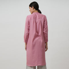 Pleated Tunic - Dusty Pink