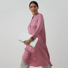 Pleated Tunic - Dusty Pink