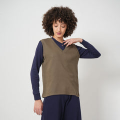 Jersey Vest - Olive