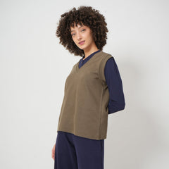 Jersey Vest - Olive