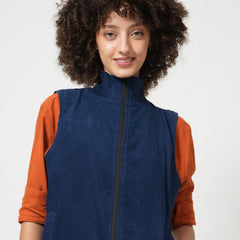 Gilet - Navy Corduroy