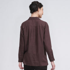 Opal Set Of 2 - Shirt & Pants - Coffee Brown