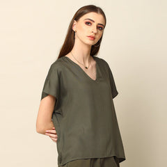 Aurora Top - Olive