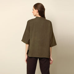 Kimono Top - Olive Green
