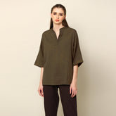 Kimono Top - Olive Green