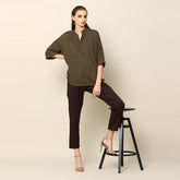 Cliff & Coast Set Of 2 - Olive And Coffee