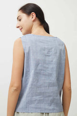 Shell Top - Iceberg Blue