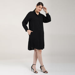 Sardaar Long Shirt - Black