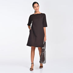 Sack Dress - Coffee