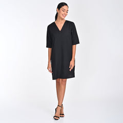 Sack V Dress - Black