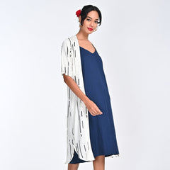 Long Overlay - Ecru Cedar Print - Limited Edition