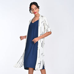 Long Overlay - Ecru Cedar Print - Limited Edition