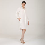 Sardaar Long Shirt - Ecru