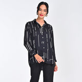 Opal Set Of 2 - Shirts & Pants - Black Cedar Print & Black - Limited Edition