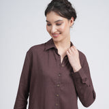 Jessica Shirt - Coffee