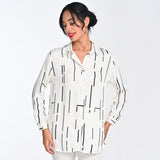 Opal Set Of 2 - Shirts & Pants - Ecru Cedar Print & Ecru - Limited Edition