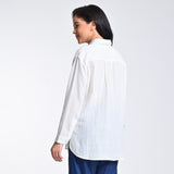 Opal Set Of 2 - Shirts & Pants - Ecru & Navy Blue