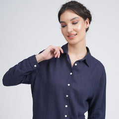 Jessica Shirt - Navy Blue