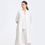 Dakota Set of 3 - Long Shirt, Inner & Pants - Ecru