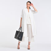 Dakota Set of 3 - Long Shirt, Inner & Pants - Ecru