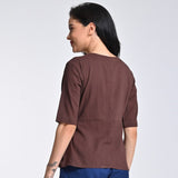 Evelyn Set of 2 - Coffee Brown & Navy Blue