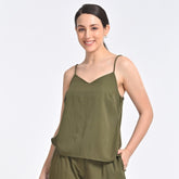 Oh Slip Top - Olive Green