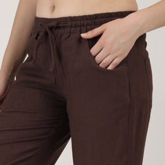 Noir Pants - Coffee Brown