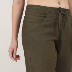 Noir Pants - Olive Green