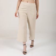 Sofia Set of 2 - Long Tunic & Pants - Coffee Brown & Beige