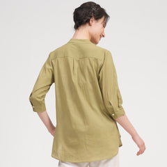Dianne Set Of 2 - Shirt & Pants - Sage Green & Ecru