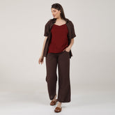 Noir Set of 3 - Coffee & Maroon
