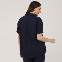 Noir Set of 2 - Shirt & Pants - Navy Blue