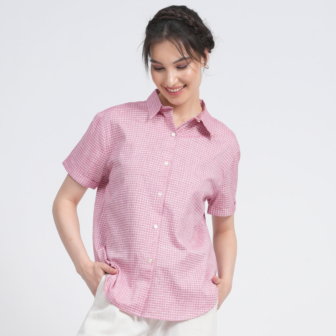 Frais shirt - Pastel Pink Check
