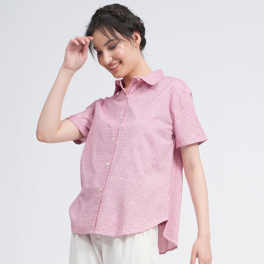 Frais shirt - Pastel Pink Check