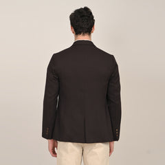 iL Lino Set of 3 - Relaxed Fit Linen Blend Blazer, Relaxed Fit Linen Blend Shirt & Relaxed Fit Cotton Stretch Chinos - Coffee Brown, Greige & Beige