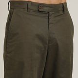 Aruku Chino Pants - Relaxed Fit - Cotton - Army Green