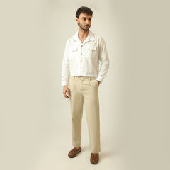 Safari Set Of 2 - Linen Cotton - Ecru & Beige