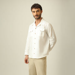 Safari Shirt - Linen Cotton - Ecru
