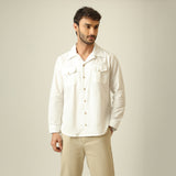 Safari Shirt - Linen Cotton - Ecru