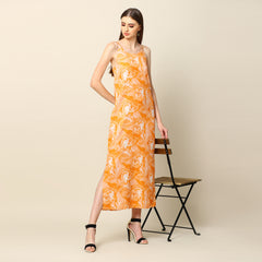 Martini Slip Dress - Mustard