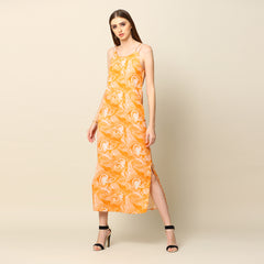 Martini Slip Dress - Mustard