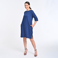 Sack Dress - Navy