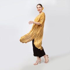 Long Overlay - Mustard Cedar Print - Limited Edition