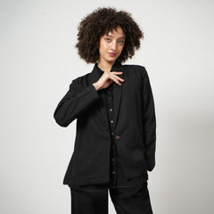 Donna 3 - Piece Blazer Suit - Black