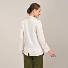 Donna Set of 3 - Long Shirt, Inner & Pants - Ecru & Olive